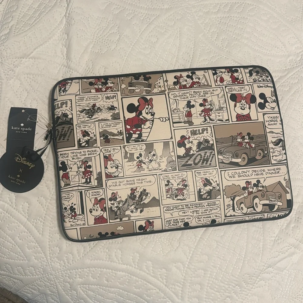 NWT - Laptop case - Kate Spade x Mickey & Minnie Mouse